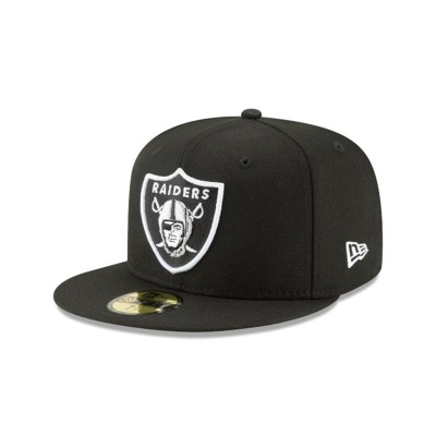 Las Vegas Raiders Gorra | New Era NFL 59fifty Fitted Cap Mexico - Negros